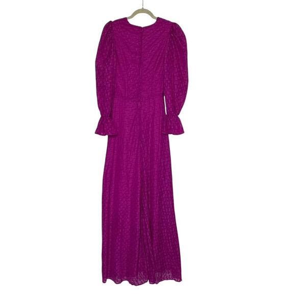 Love By Design Pink V Neck Long Sleeve Maxi Dress NEW | S - Picture 3 of 9